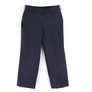 Edwards Pants Tuff-Tested Womens Size 10 Dark Blue Polyester Blend Cargo Pockets
